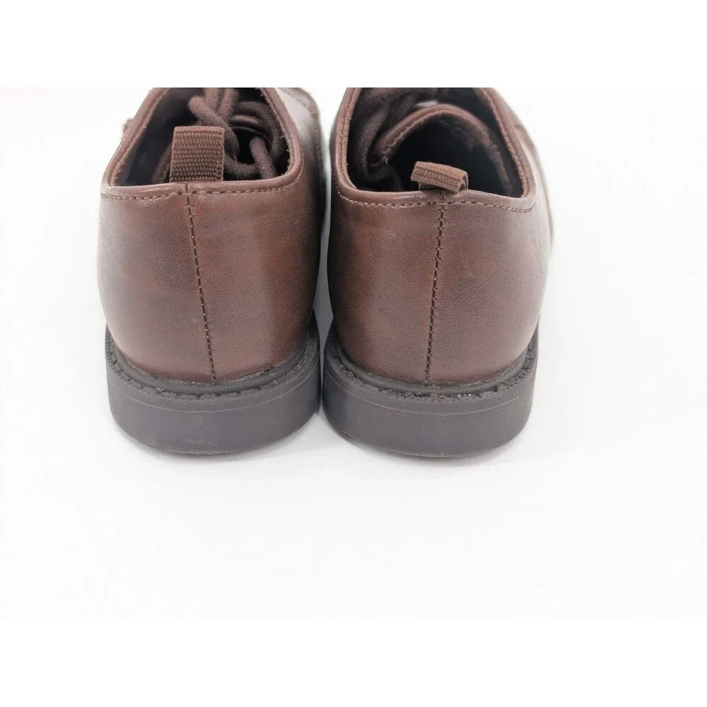 Carters Spencer Brown Lace Up Oxford Dress Shoes Toddler Boys Size 10